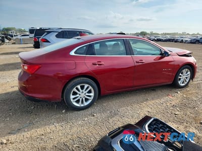Trzecie zdjęcie samochodu z tyłu: 2018 CHEVROLET MALIBU LT VIN:1G1ZD5ST7JF172937 - miniatura