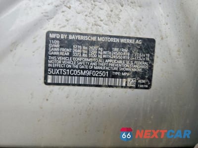 Zdjęcie 13 z 13 samochodu: 2021 BMW X3 XDRIVE30E VIN:5UXTS1C05M9F02501 - miniatura