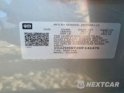 Zdjęcie 12 z 12 samochodu: 2024 CHEVROLET MALIBU LT VIN:1G1ZD5ST2RF141476 - miniatura