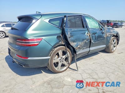 Trzecie zdjęcie samochodu z tyłu: 2023 GENESIS GV80 3.5T VIN:KMUHCESC9PU124847 - miniatura