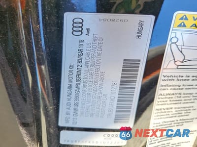 Zdjęcie 12 z 12 samochodu: 2013 AUDI TT PREMIUM PLUS VIN:TRUBFAFK8D1012781 - miniatura