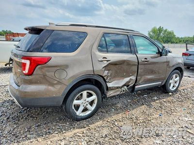 Trzecie zdjęcie samochodu z tyłu: 2016 FORD EXPLORER XLT VIN:1FM5K8D82GGC48150 - miniatura