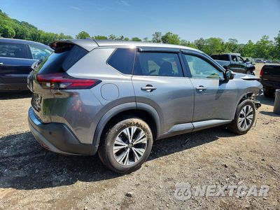 Trzecie zdjęcie samochodu z tyłu: 2021 NISSAN ROGUE SV VIN:5N1AT3BBXMC749190 - miniatura