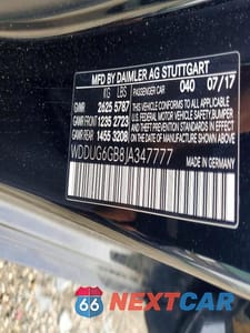 Zdjęcie 12 z 12 samochodu: 2018 MERCEDES-BENZ S 450 VIN:WDDUG6GB8JA347777 - miniatura