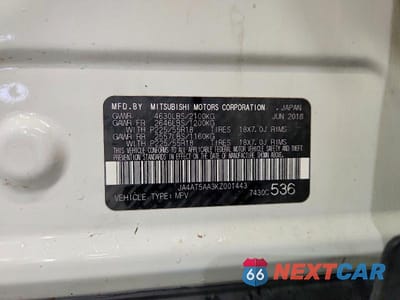 Zdjęcie 13 z 13 samochodu: 2019 MITSUBISHI ECLIPSE CROSS SE VIN:JA4AT5AA3KZ001443 - miniatura