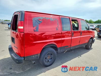Trzecie zdjęcie samochodu z tyłu: 2006 CHEVROLET EXPRESS 2500 DELIVERY VAN VIN:1GCGG25V261252667 - miniatura
