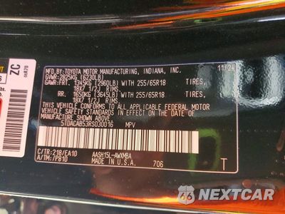 Zdjęcie 13 z 13 samochodu: 2024 TOYOTA GRAND HIGHLANDER HYBRID XLE VIN:5TDACAB53RS030016 - miniatura