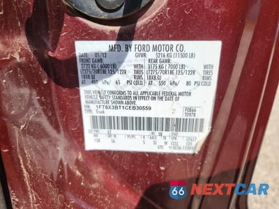 Zdjęcie 12 z 12 samochodu: 2012 FORD F350 SUPER DUTY VIN:1FT8X3BT1CEB30559 - miniatura