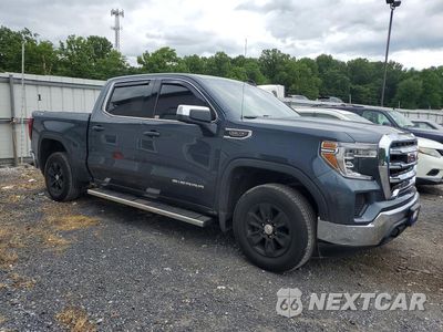 Czwarte zdjęcie samochodu z boku: 2021 GMC SIERRA K1500 SLE VIN:1GTU9BED5MZ152209 - miniatura
