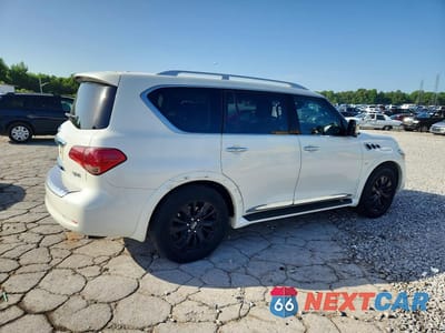 Trzecie zdjęcie samochodu z tyłu: 2016 INFINITI QX80 BASE VIN:JN8AZ2NDXG9800333 - miniatura