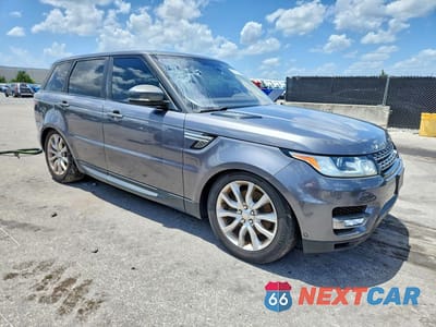 Czwarte zdjęcie samochodu z boku: 2016 LAND ROVER RANGE ROVER SPORT HSE VIN:SALWR2KF1GA641829 - miniatura
