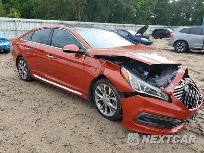 Czwarte zdjęcie samochodu z boku: 2015 HYUNDAI SONATA LIMITED 2.0T VIN:5NPE34AB7FH249573 - miniatura