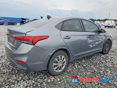 Trzecie zdjęcie samochodu z tyłu: 2019 HYUNDAI ACCENT SE VIN:3KPC24A39KE070355 - miniatura