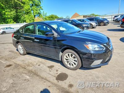 Czwarte zdjęcie samochodu z boku: 2019 NISSAN SENTRA SV VIN:3N1AB7AP7KY418487 - miniatura