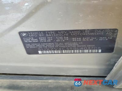 Zdjęcie 13 z 13 samochodu: 2011 BMW X5 XDRIVE35I VIN:5UXZV4C59BL403708 - miniatura
