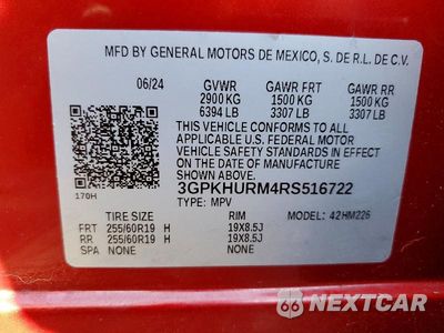Zdjęcie 14 z 14 samochodu: 2024 HONDA PROLOGUE ECO VIN:3GPKHURM4RS516722 - miniatura