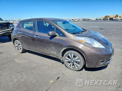 Czwarte zdjęcie samochodu z boku: 2017 NISSAN LEAF SV VIN:1N4BZ0CP9HC301891 - miniatura