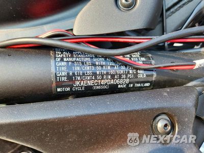 Zdjęcie 9 z 9 samochodu: 2023 KAWASAKI EN650 C VIN:JKAENEC14PDA06828 - miniatura