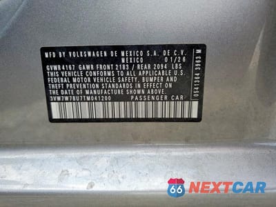 Zdjęcie 12 z 12 samochodu: 2026 VOLKSWAGEN JETTA SE VIN:3VW7W7BU7TM041200 - miniatura
