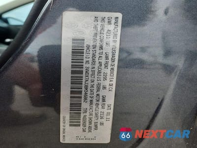 Zdjęcie 12 z 12 samochodu: 2011 VOLKSWAGEN JETTA SE VIN:3VWDX7AJ3BM346862 - miniatura