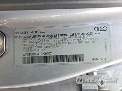 Zdjęcie 12 z 12 samochodu: 2016 AUDI A3 PREMIUM VIN:WAUB8GFF7G1009107 - miniatura