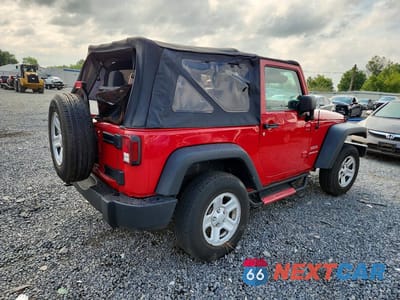 Trzecie zdjęcie samochodu z tyłu: 2011 JEEP WRANGLER SPORT VIN:1J4AA2D16BL583735 - miniatura