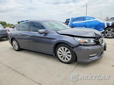 Czwarte zdjęcie samochodu z boku: 2013 HONDA ACCORD EXL VIN:1HGCR2F81DA016480 - miniatura