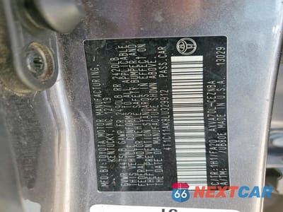 Zdjęcie 12 z 12 samochodu: 2020 TOYOTA CAMRY LE VIN:4T1C11AK8LU329912 - miniatura