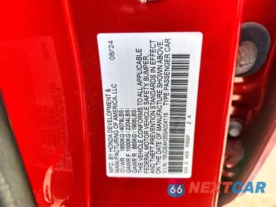 Zdjęcie 13 z 13 samochodu: 2025 ACURA INTEGRA A-SPEC VIN:19UDE4H35SA004116 - miniatura