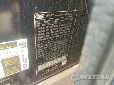 Zdjęcie 13 z 13 samochodu: 2019 LAND ROVER RANGE ROVER SPORT HSE VIN:SALWR2RV1KA418096 - miniatura