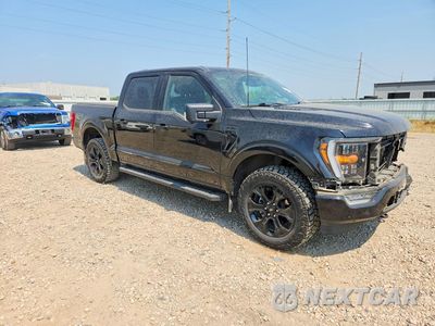 Czwarte zdjęcie samochodu z boku: 2022 FORD F150 SUPERCREW VIN:1FTFW1E81NFA95718 - miniatura