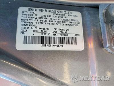 Zdjęcie 14 z 14 samochodu: 2017 NISSAN ROGUE SPORT S VIN:JN1BJ1CP1HW028793 - miniatura