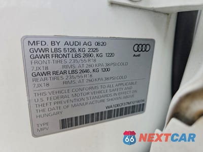 Zdjęcie 12 z 12 samochodu: 2021 AUDI Q3 PREMIUM S LINE 45 VIN:WA1DECF37M1016034 - miniatura