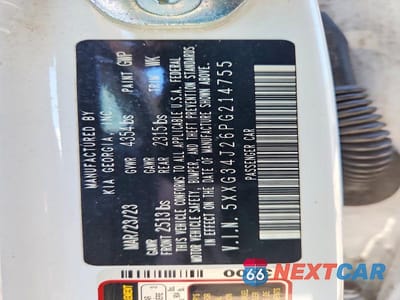 Zdjęcie 12 z 12 samochodu: 2023 KIA K5 EX VIN:5XXG34J26PG214755 - miniatura