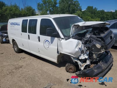 Czwarte zdjęcie samochodu z boku: 2022 CHEVROLET EXPRESS G3500 DELIVERY VAN VIN:1GCZGHF71N1155003 - miniatura