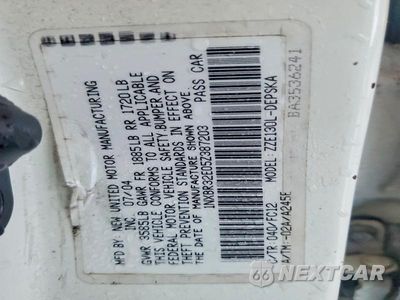 Zdjęcie 12 z 12 samochodu: 2005 TOYOTA COROLLA S VIN:1NXBR32E05Z387203 - miniatura