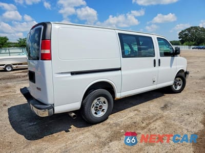 Trzecie zdjęcie samochodu z tyłu: 2011 GMC SAVANA VIN:1GTW7FCA2B1135281 - miniatura