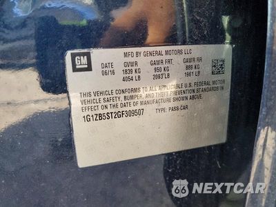Zdjęcie 12 z 12 samochodu: 2016 CHEVROLET MALIBU LS VIN:1G1ZB5ST2GF309507 - miniatura