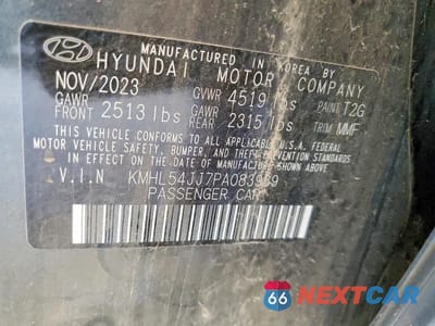 Zdjęcie 13 z 13 samochodu: 2023 HYUNDAI SONATA HYBRID LIMITED VIN:KMHL54JJ7PA083939 - miniatura
