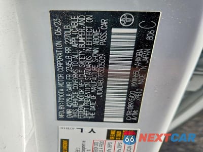 Zdjęcie 13 z 13 samochodu: 2023 TOYOTA PRIUS XLE VIN:JTDADABU7P3005039 - miniatura