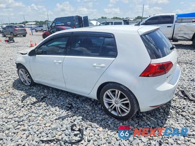 Drugie zdjęcie samochodu z przodu: 2015 VOLKSWAGEN GOLF TDI VIN:3VW2A7AU7FM055337 - miniatura