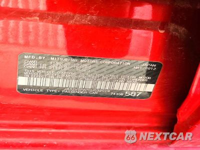 Zdjęcie 12 z 12 samochodu: 2012 MITSUBISHI LANCER SE VIN:JA32V2FW7CU032019 - miniatura