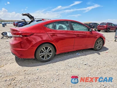 Trzecie zdjęcie samochodu z tyłu: 2018 HYUNDAI ELANTRA SEL VIN:5NPD84LF7JH306506 - miniatura