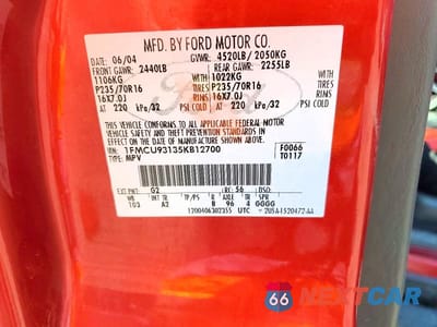Zdjęcie 13 z 13 samochodu: 2005 FORD ESCAPE XLT VIN:1FMCU93135KB12700 - miniatura