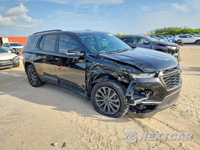 Czwarte zdjęcie samochodu z boku: 2023 CHEVROLET TRAVERSE RS VIN:1GNERJKW8PJ261777 - miniatura