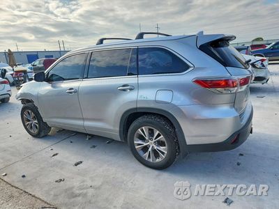 Drugie zdjęcie samochodu z przodu: 2015 TOYOTA HIGHLANDER XLE VIN:5TDKKRFH7FS084778 - miniatura