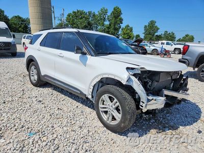 Czwarte zdjęcie samochodu z boku: 2021 FORD EXPLORER XLT VIN:1FMSK8DH1MGA66907 - miniatura