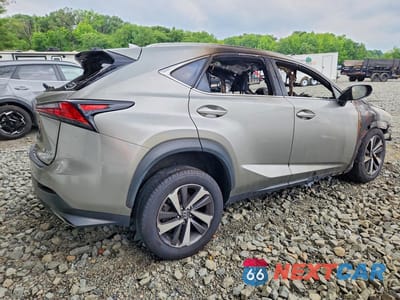Trzecie zdjęcie samochodu z tyłu: 2019 LEXUS NX 300 BASE VIN:JTJBARBZ3K2210313 - miniatura