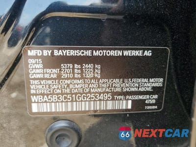 Zdjęcie 12 z 12 samochodu: 2016 BMW 535 XI VIN:WBA5B3C51GG253495 - miniatura