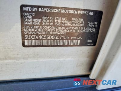 Zdjęcie 13 z 13 samochodu: 2013 BMW X5 XDRIVE35I VIN:5UXZV4C56D0G57156 - miniatura